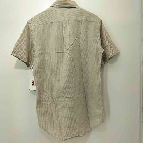 ラルフローレン RALPH LAUREN CUSTOM FIT ポニー刺繍 シアサッカー ボタンダウン半袖シャツ メンズ import:S