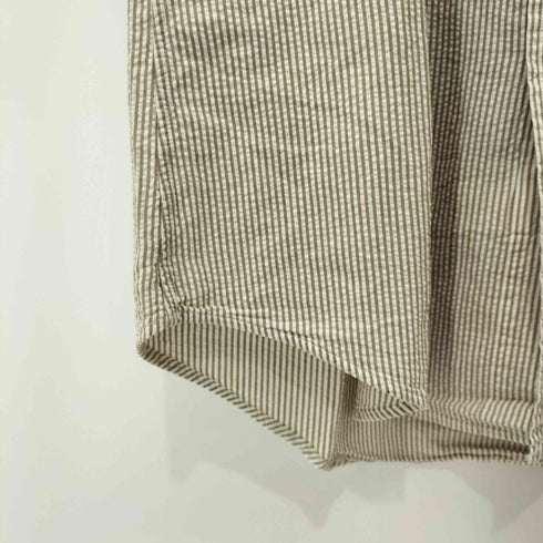 ラルフローレン RALPH LAUREN CUSTOM FIT ポニー刺繍 シアサッカー ボタンダウン半袖シャツ メンズ import:S