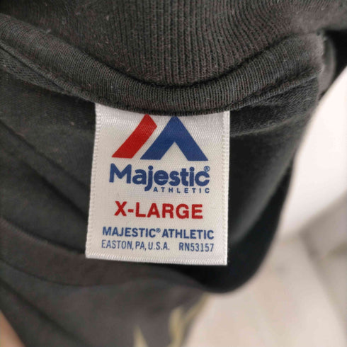 マジェスティックアスレチック Majestic ATHELETIC チームロゴクルーネックTシャツ メンズ JPN:XL