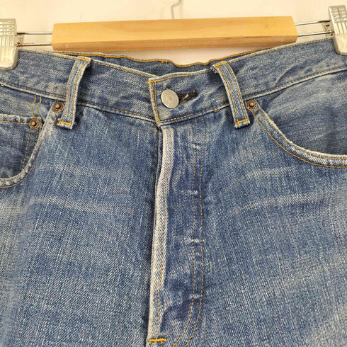 ヒステリックグラマー HYSTERIC GLAMOUR 21SS ボタンフライ スタッズストレートデニムパンツ メンズ US:30-31
