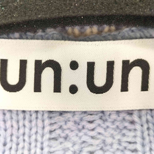 UN:UN カットワークニット レディース