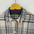 ザラ ZARA クロップドチェックシャツ レディース import:M