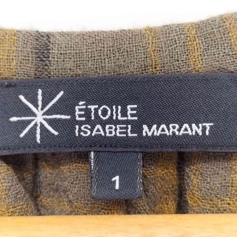 イザベルマランエトワール ISABEL MARANT ETOILE ウール チェック クロップド ワンピース レディース JPN:1