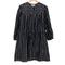イザベルマランエトワール ISABEL MARANT ETOILE インド綿 ラメ ストライプ クロップド ワンピース レディース JPN:36