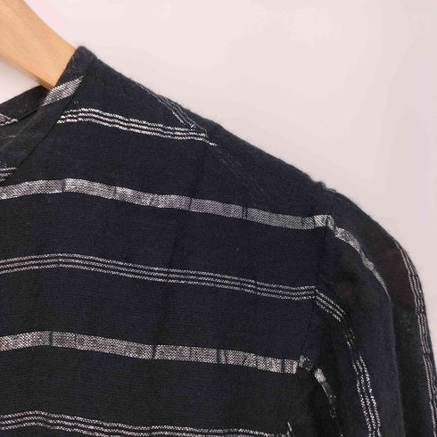 イザベルマランエトワール ISABEL MARANT ETOILE インド綿 ラメ ストライプ クロップド ワンピース レディース JPN:36