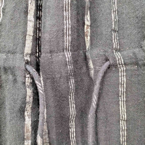イザベルマランエトワール ISABEL MARANT ETOILE インド綿 ラメ ストライプ クロップド ワンピース レディース JPN:36