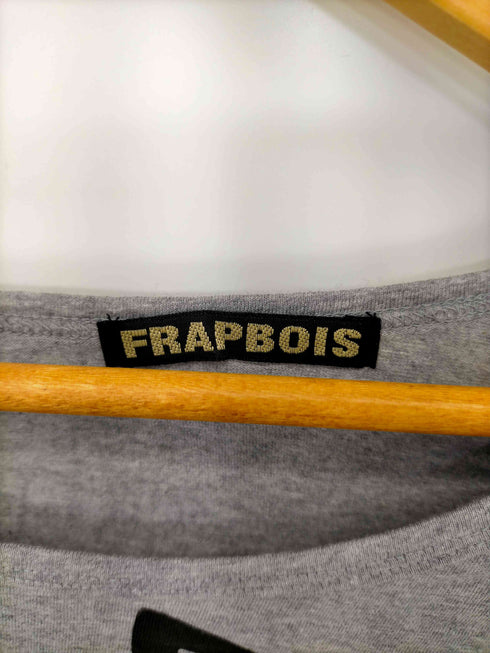 フラボア FRAPBOIS フロントプリント Uネック カットソー レディース JPN:1