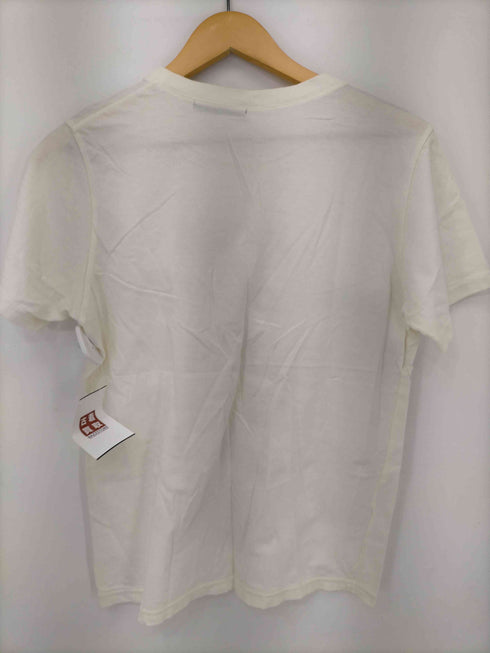 フラボア FRAPBOIS フロントプリント クルーネック Tシャツ レディース JPN:2