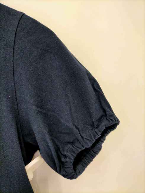 トリココムデギャルソン tricot COMME des GARCONS 03SS AD2002 丸襟 リブギャザー S/S シャツ レディース