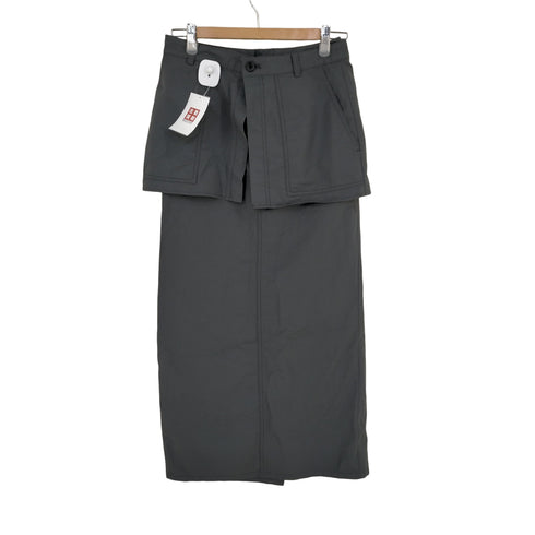 シテン CITEN エプロン レイヤード スカート レディース JPN:M