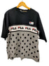 フラボア FRAPBOIS プリント切替 クルーネック Tシャツ レディース JPN:2