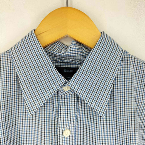 ギャップ Gap 00s チェック レギュラーカラーシャツ メンズ JPN:S