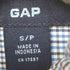 ギャップ Gap 00s チェック レギュラーカラーシャツ メンズ JPN:S