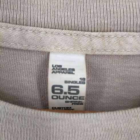 ロサンゼルスアパレル LOS ANGELES APPAREL ピグメントダイ 6.5OZ CREW NECK T-SHIRT メンズ import:L