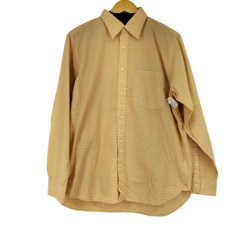 ギャップ Gap 00s チェック 80s two ply poplin レギュラーカラーシャツ メンズ JPN:S