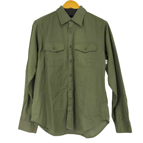 ギャップ Gap 00s 両フラップ ミリタリーシャツ メンズ JPN:S
