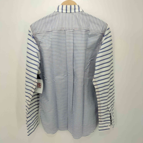 コムデギャルソンオム COMME des GARCONS HOMME ボタンダウン ボーダーコットンロングスリーブシャツ メンズ JPN:S