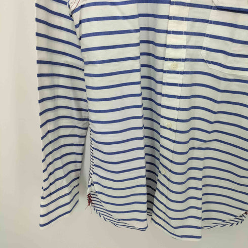 コムデギャルソンオム COMME des GARCONS HOMME ボタンダウン ボーダーコットンロングスリーブシャツ メンズ JPN:S