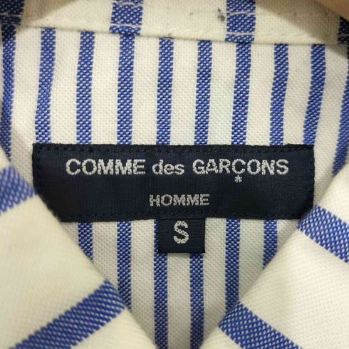 コムデギャルソンオム COMME des GARCONS HOMME ボタンダウン ボーダーコットンロングスリーブシャツ メンズ JPN:S