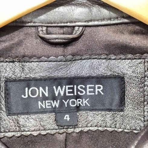 JON WEISER ラムレザーロングコート レディース 4