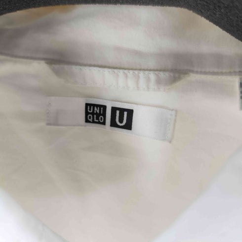 ユニクロユー UNIQLO U オーバーサイズロングシャツ 長袖 レディース import:L