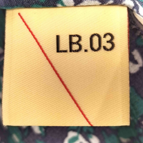 エルビーゼロスリー LB-03 ボタニカルプリントブラウス レディース JPN:1