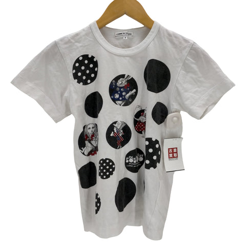 コムデギャルソン COMME des GARCONS AD2013 ドットキャラクタープリントカットソー レディース JPN:S