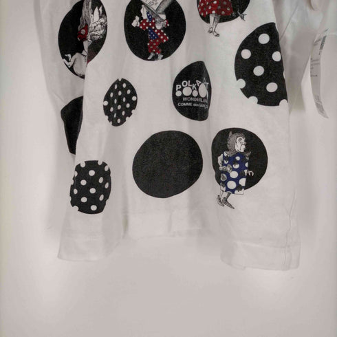 コムデギャルソン COMME des GARCONS AD2013 ドットキャラクタープリントカットソー レディース JPN:S