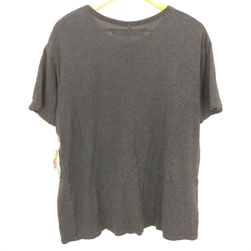 dirtytoy フロントプリントクルーネックTシャツ メンズ L