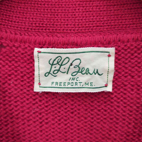 エルエルビーン L.L.Bean 50-60S 筆記体タグ ニットベスト メンズ