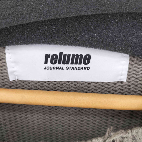 ジャーナルスタンダードレリューム JOURNAL STANDARD relume ダメージ レイヤードニット メンズ JPN:L