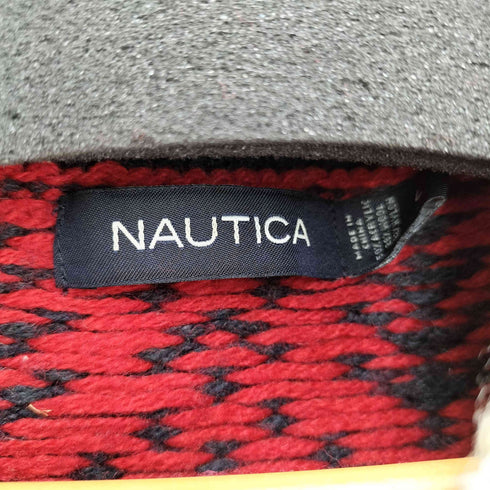 ノーティカ NAUTICA ナイロン混 ノルディックニット メンズ JPN:L