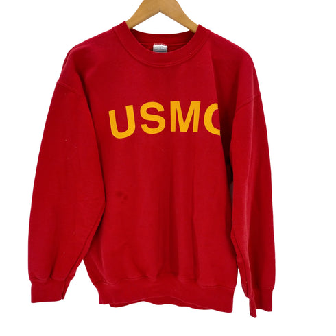 ギルダン GILDAN Mexico製 USMCプリント クルーネックスウェット メンズ JPN:M