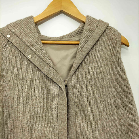 ダーマコレクション DAMA collection キルティング切替 ラメニットロングカーディガン レディース JPN:1