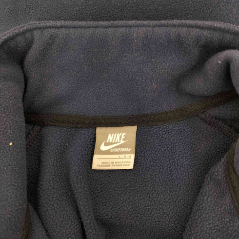 ナイキ NIKE 00S グレータグ 切替 ロゴ プリント フリース ベスト メンズ import:L