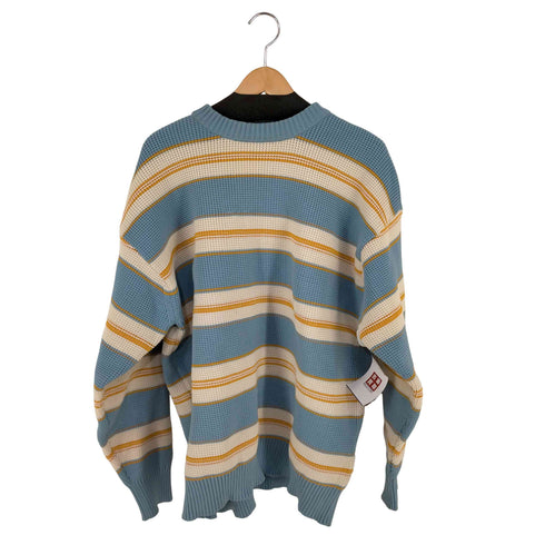 フリークスストア FREAKS STORE ポリ ボーダー クルーネックニット メンズ JPN:L