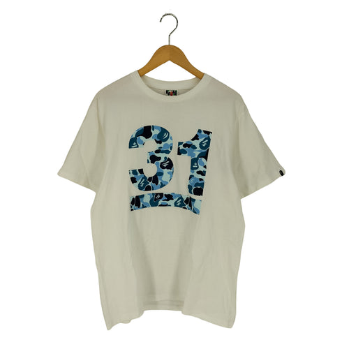 アベイシングエイプ BAPE by A BATHING APE 31st Anniversary Ape Head Tee カモプリント クルーネックTシャツ メンズ JPN:L