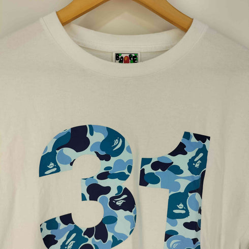 アベイシングエイプ BAPE by A BATHING APE 31st Anniversary Ape Head Tee カモプリント クルーネックTシャツ メンズ JPN:L
