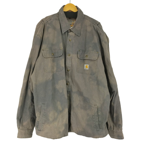カーハート Carhartt WEATHERED CANVAS SHIRTS JACKET タイダイ ダックカバーオール メンズ 2XLW
