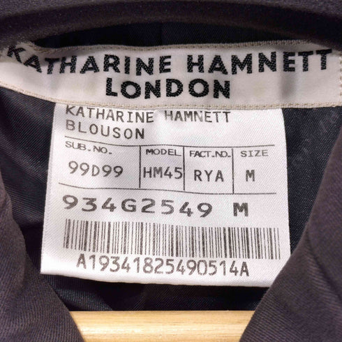 キャサリンハムネットロンドン KATHARINE HAMNETT LONDON コットンピーコート メンズ import:M