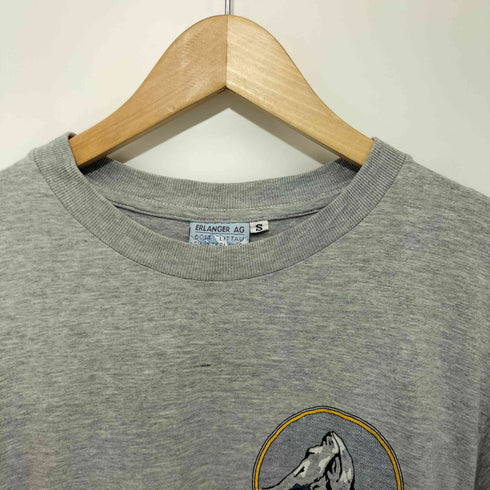 90-2000sSWITZERLANDロゴ コットンクルーネックTシャツ メンズ JPN:S
