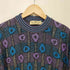 プロントウォモ PRONTO UOMO 80-90s MADE IN ITALY 総柄コットンニット レーヨン メンズ import:XXL