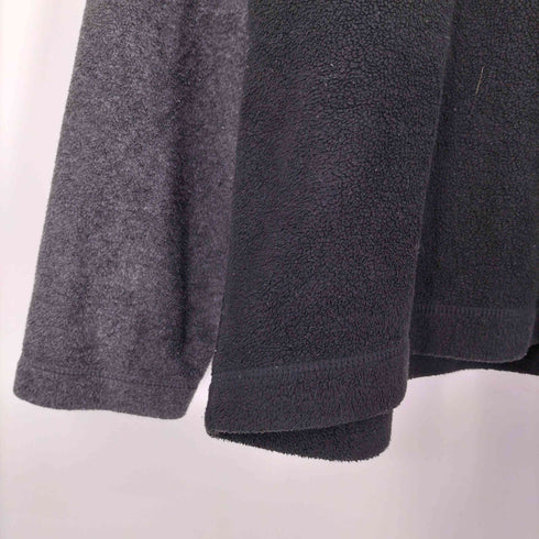 ギャップ Gap 90S オールド デカタグ リフレクター パイピング ハーフジップ フリース バイカラー ジャケット メンズ import:L