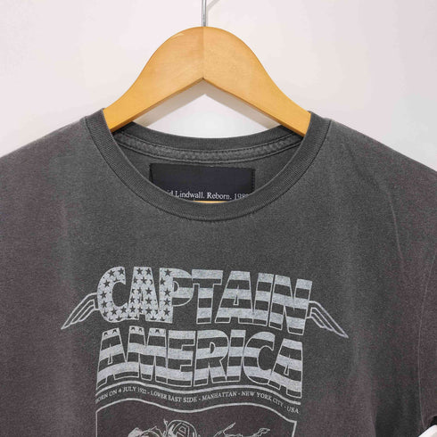 David Lindwall.Reborn.1982. アメコミキャラクターデザインコットンクルーネックTシャツ メンズ XXS