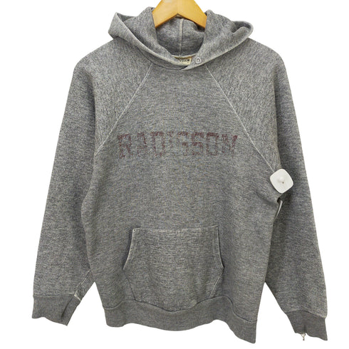 BRICKS ATHLETIC 70SL 霜降り ラグランプルオーバー パーカー メンズ import:L