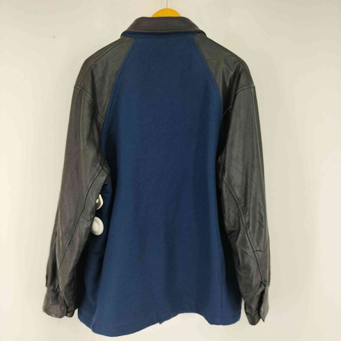 カナダ スポーツウェアー CANADA SPORTSWEAR CO. カナダ製 レザー切替 スタジアムジャンパー メンズ JPN:XL