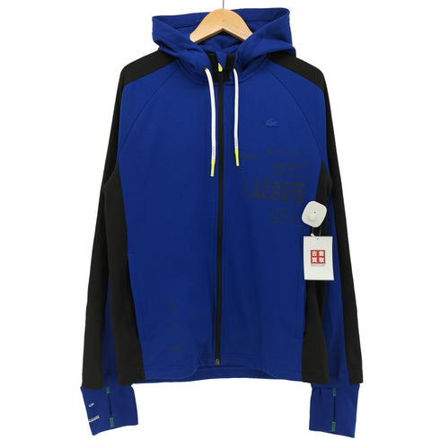 ラコステスポーツ LACOSTE SPORT マルチ プリント ジャージ フリース ジャケット メンズ import:M