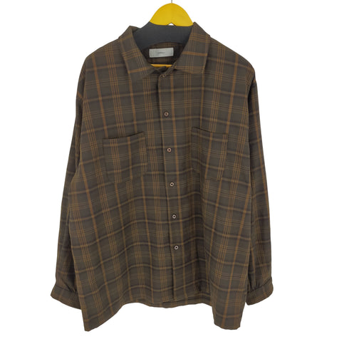 アドラー ADRER チェック L/S シャツジャケット メンズ import:L