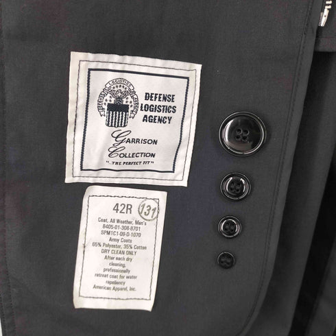 ユーエスネイビー US NAVY garrison collection オールウェザーコート メンズ 42R