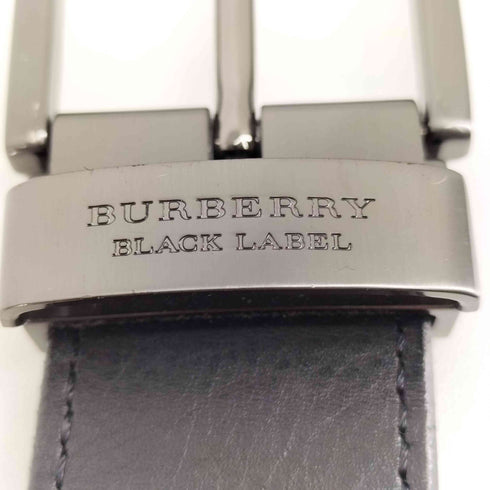 バーバリーブラックレーベル BURBERRY BLACK LABEL レザーベルト メンズ